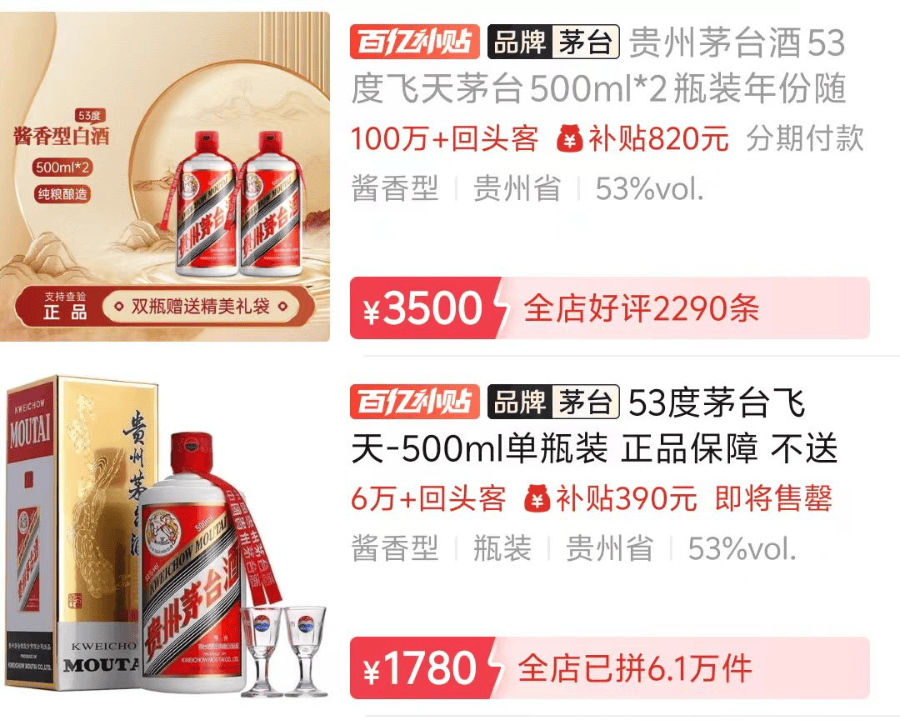 一瓶飞天茅台月内跌近300元！专家：相信价格会很快恢复