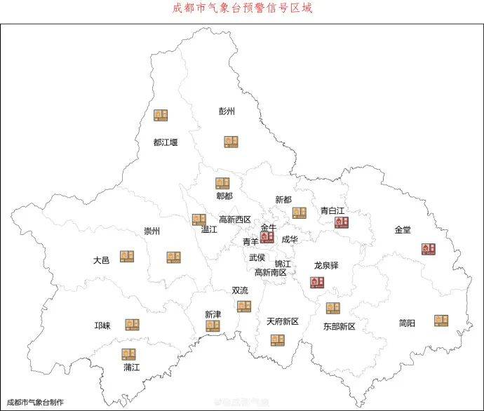 高温红色预警信号继续！更热的日子在后面！未来一周四川成高温核心区域